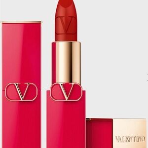 Valentino Rosso Refillable Satin Lipstick- Shade 22R